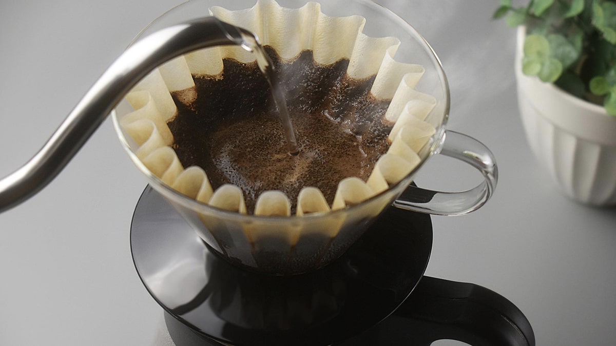 Coffee filtered for fodmap drink