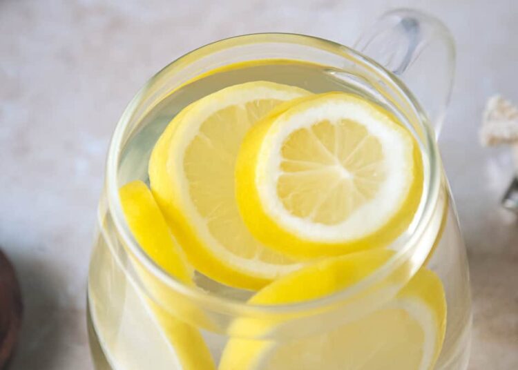 Drinking Warm Lemon Water
