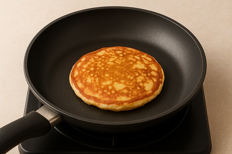 Flip carefully, cook another 1-2 minutes until golden.