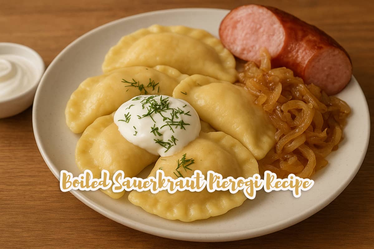 Sauerkraut Pierogi Recipe Serving by Boil it