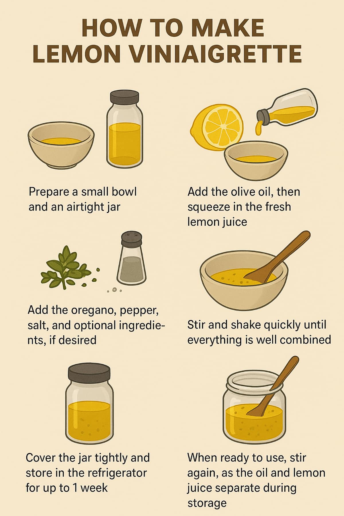 Step by step how to make Ladolemono Sauce
