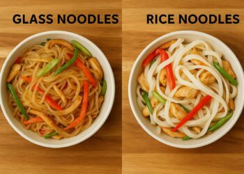 glass noodles vs rice noodles