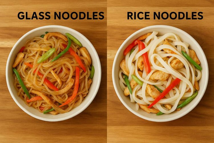 glass noodles vs rice noodles