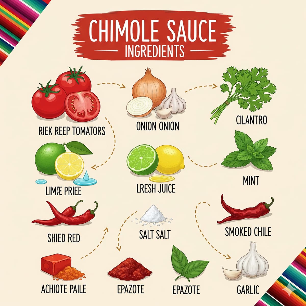 Chimole Sauce ingredients
