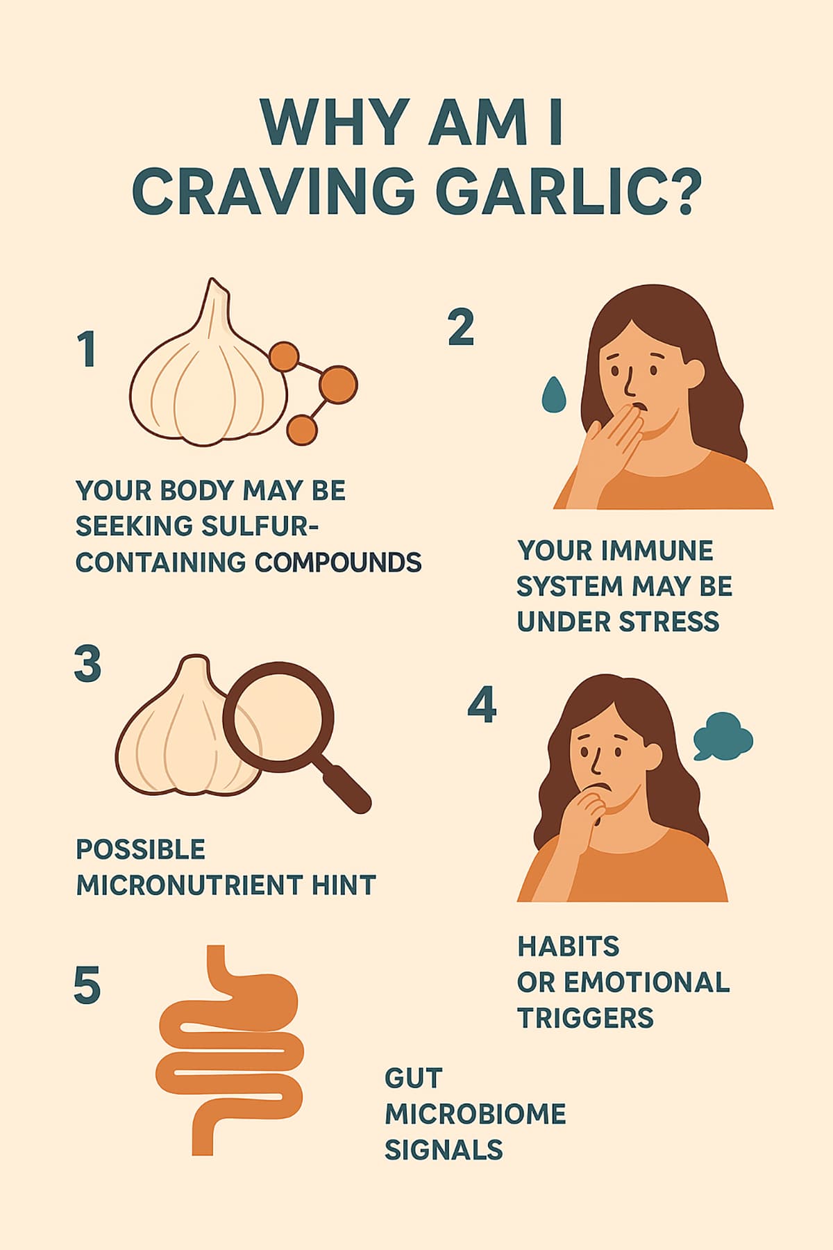 reasons behind garlic cravings