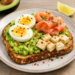 Low Sugar Breakfast Ideas, Avocado Toast with Protein
